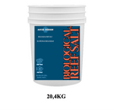 Seau de 20,4 kg de sel récifal bio d'Akua Design pour aquariums récifaux.